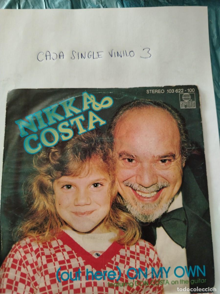 Discos de vinilo: Single vinilo nikka costa, out here, on my own