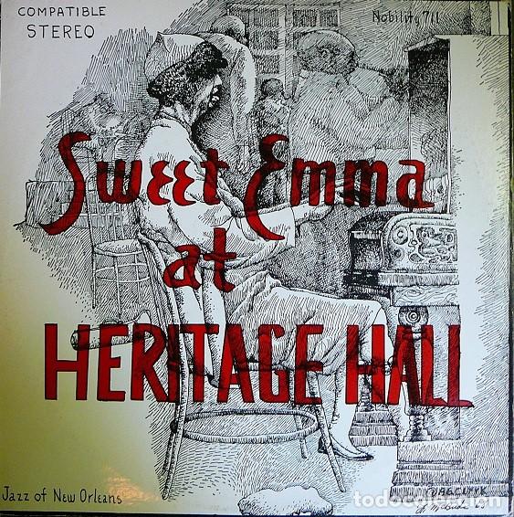 Discos de vinilo: Emma Barrett &ndash; Sweet Emma The Bell Gal And Her New Orleans Jazz Band At Heritage Hall