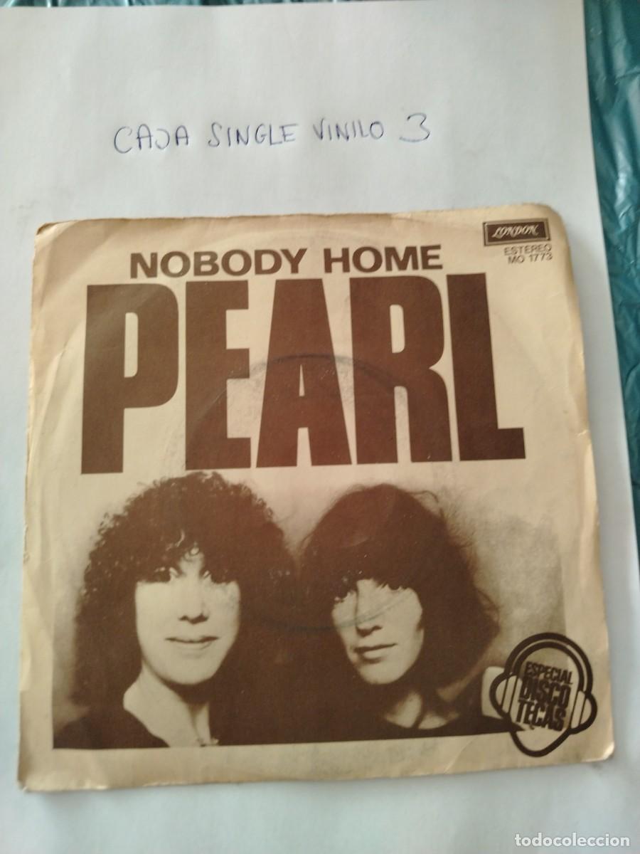Discos de vinilo: Single vinilo nobody home pearl