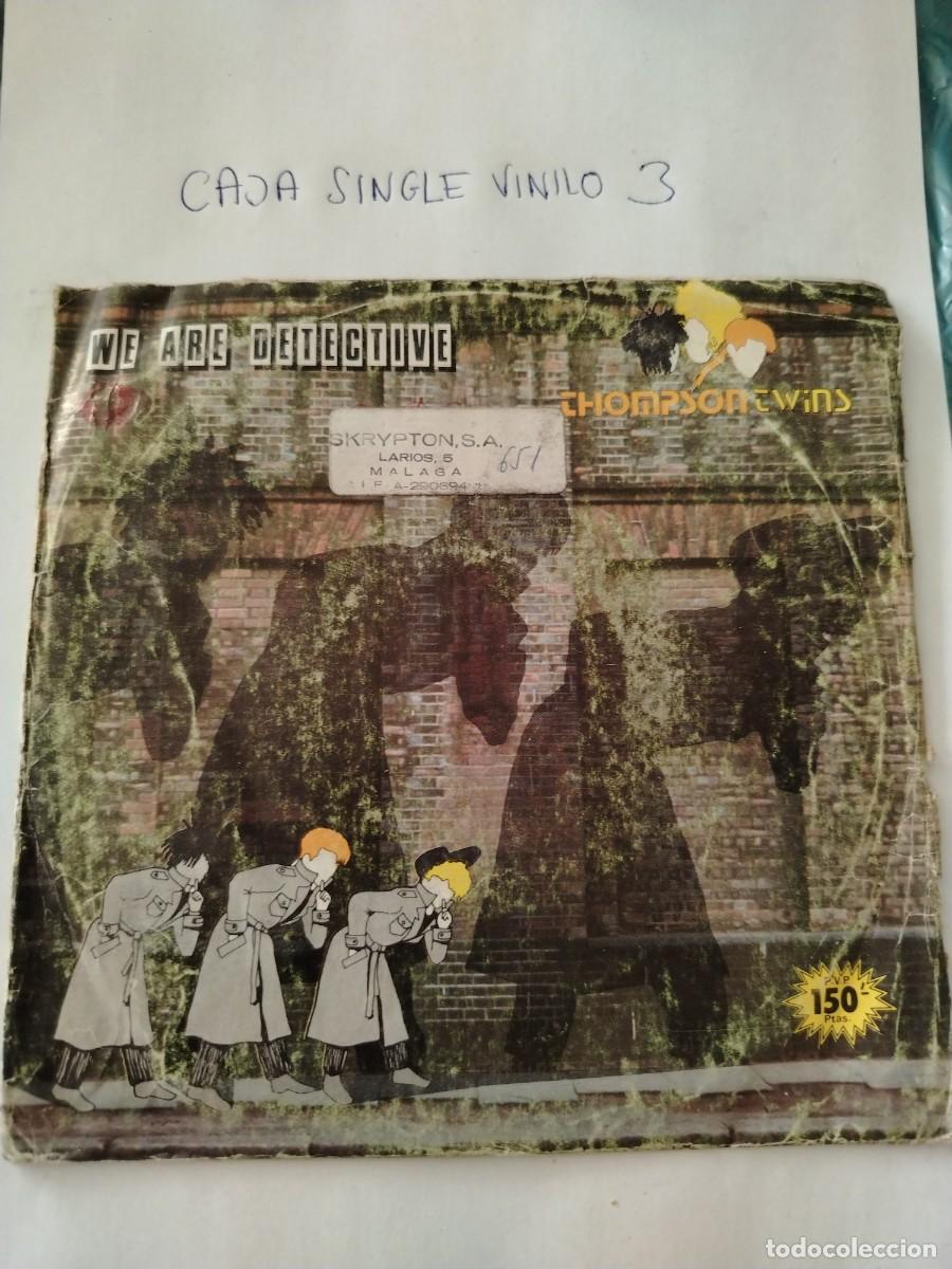 Discos de vinilo: Single vinilo we are detective, Thompson twins