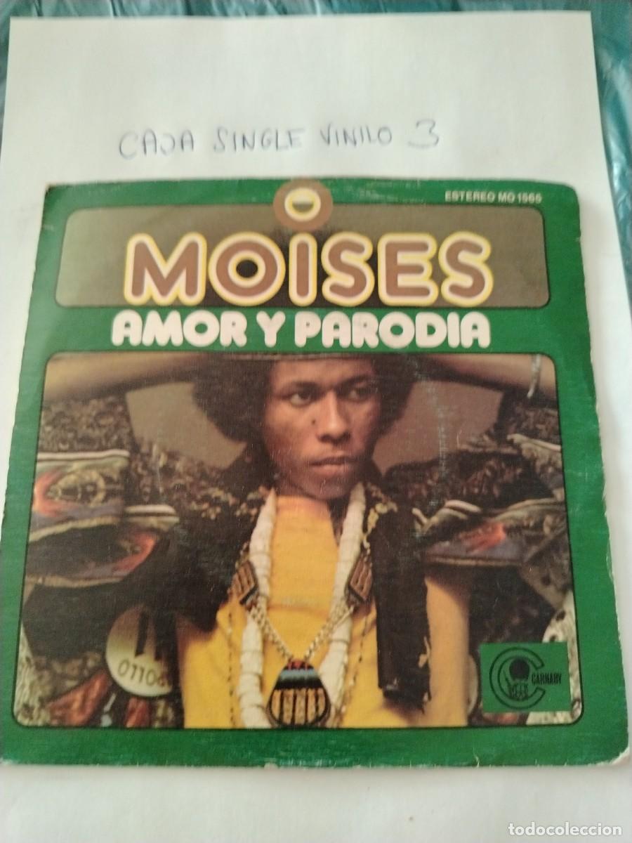 Discos de vinilo: Single vinilo Moises, amor y parodia