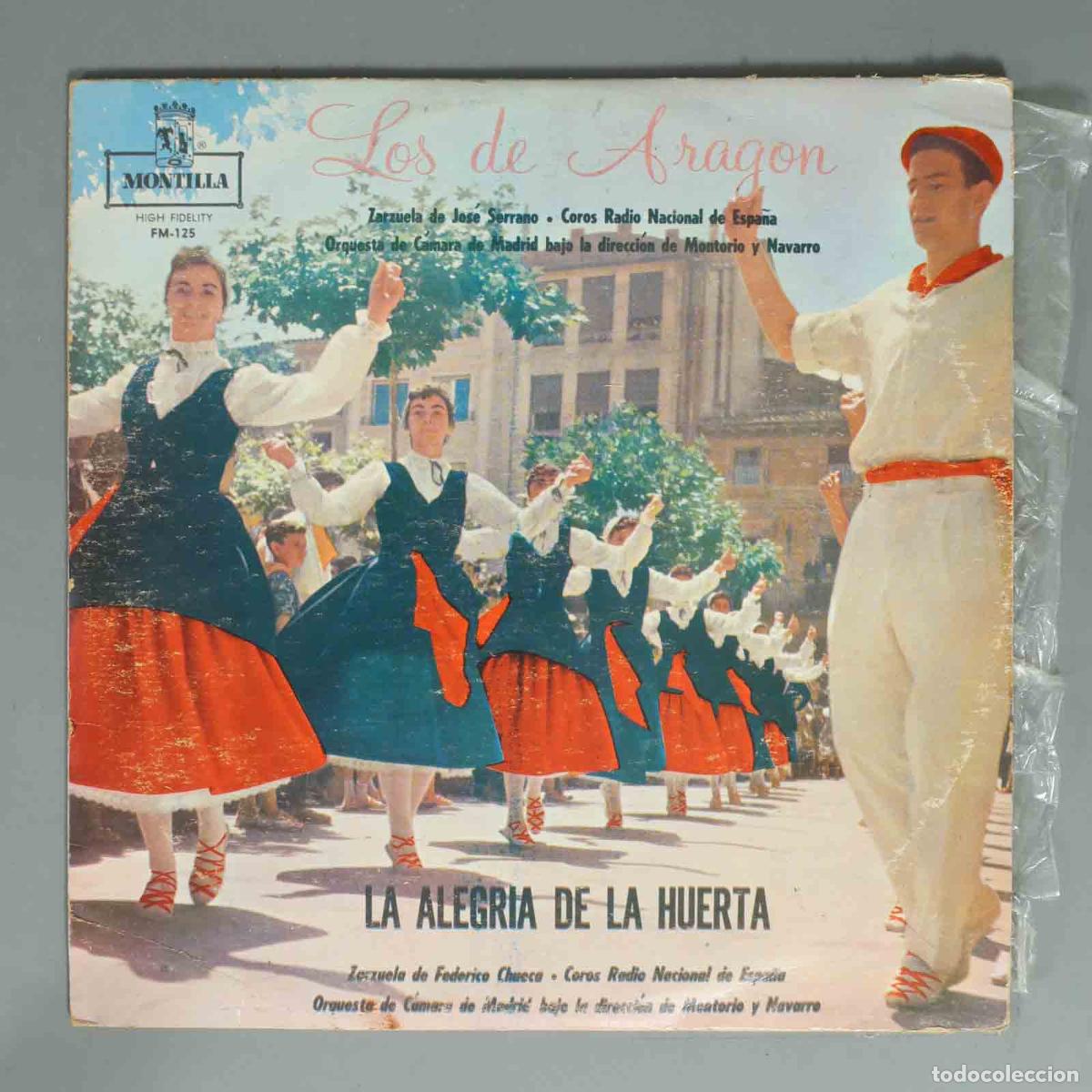 Discos de vinilo: LP. Los de Aragon. LA ALEGRIA DE LA HUERTA