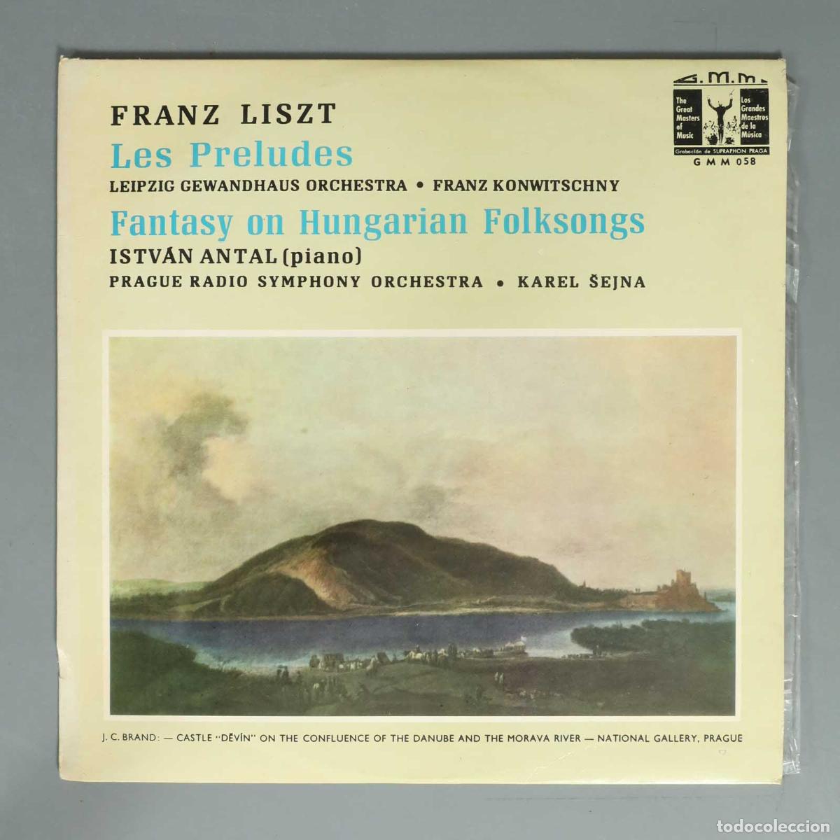 Discos de vinilo: LP. LISZT Les Preludes Fantasy on Hungarian Folksongs &Scaron;EJNA