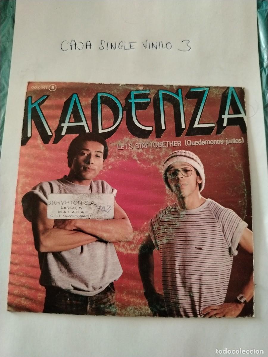 Discos de vinilo: Single vinilo kadenza, let's stay together, qued&eacute;mosno juntos