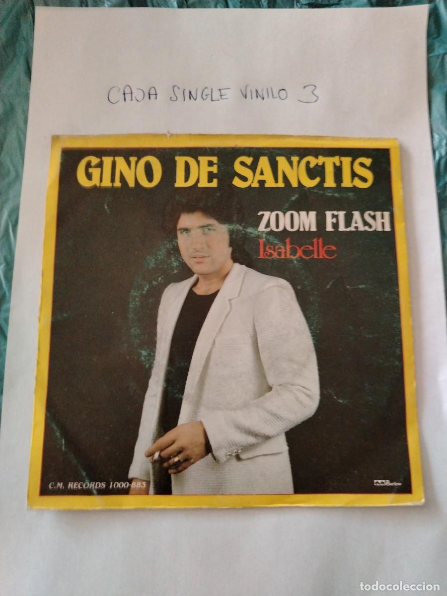 Discos de vinilo: Single vinilo gino de sanctis, zoom flash, isabelle