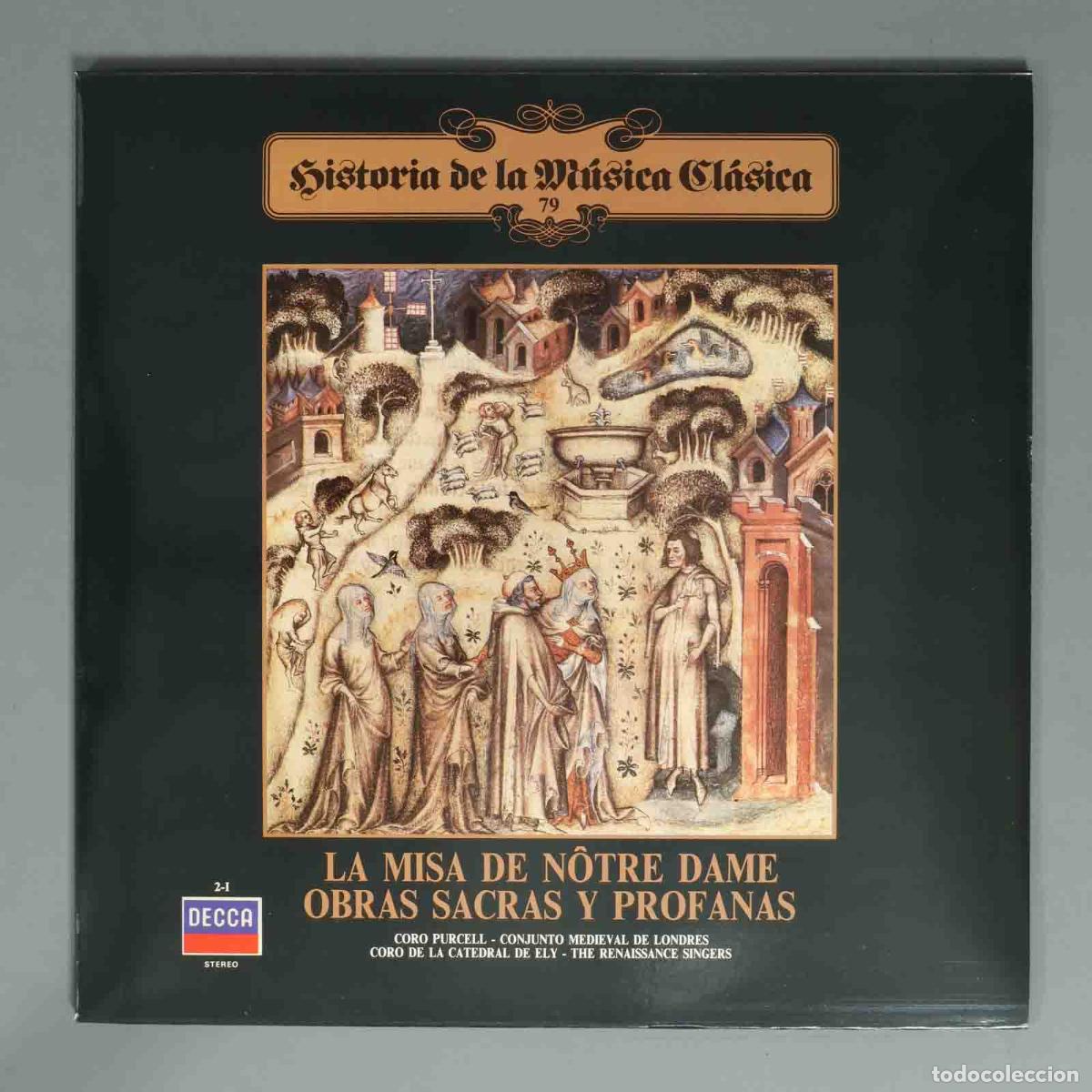 Discos de vinilo: LP. LA MISA DE N&Ocirc;TRE DAME OBRAS SACRAS Y PROFANAS