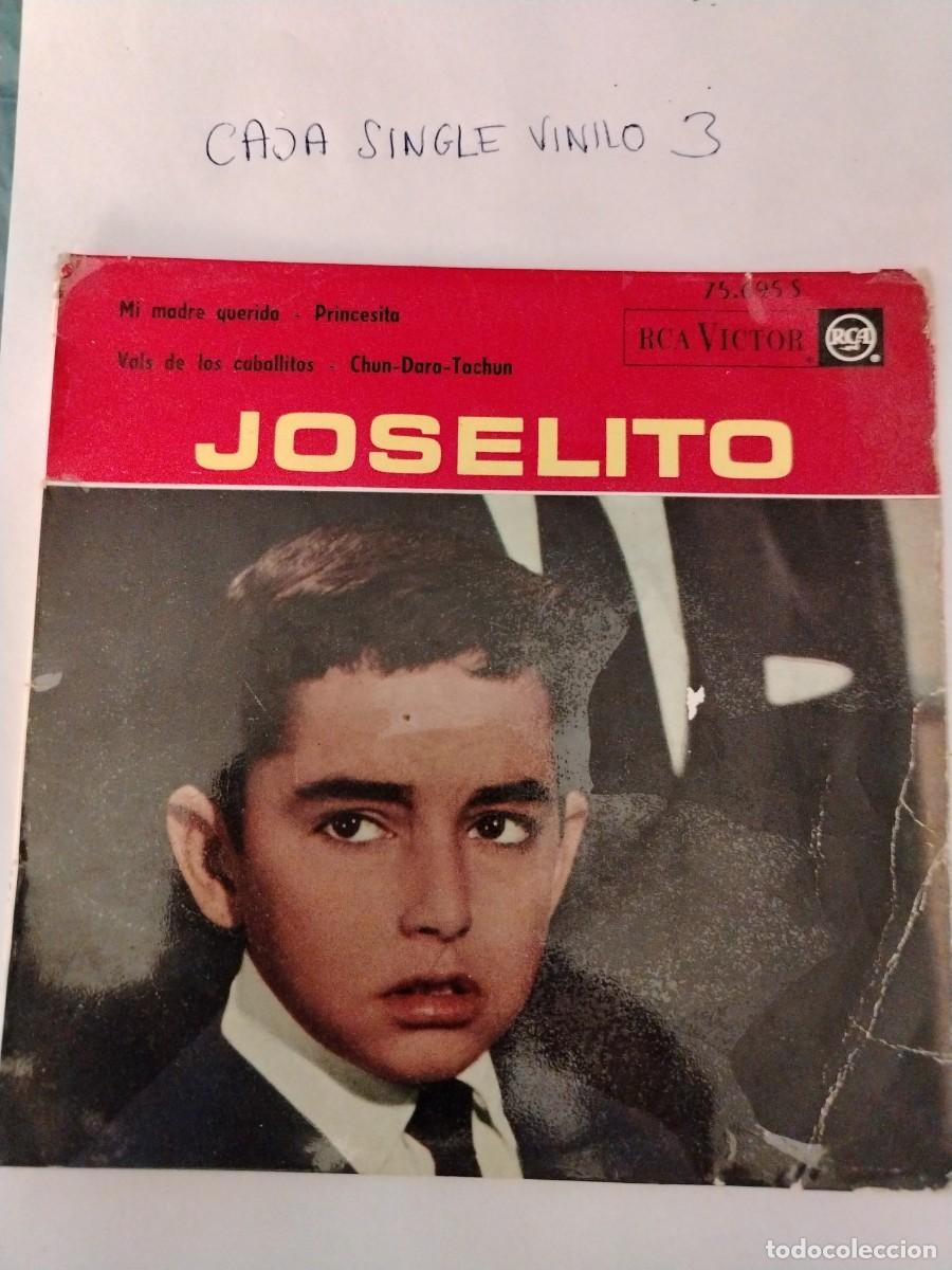 Discos de vinilo: Single vinilo joselito, mi madre querida, princesita, vals de los caballitos