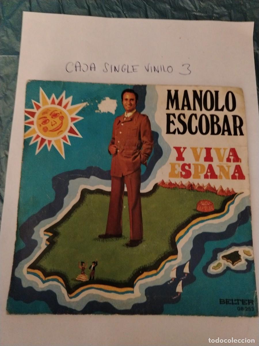 Discos de vinilo: Single vinilo, manolo escobar, y viva espa&ntilde;a
