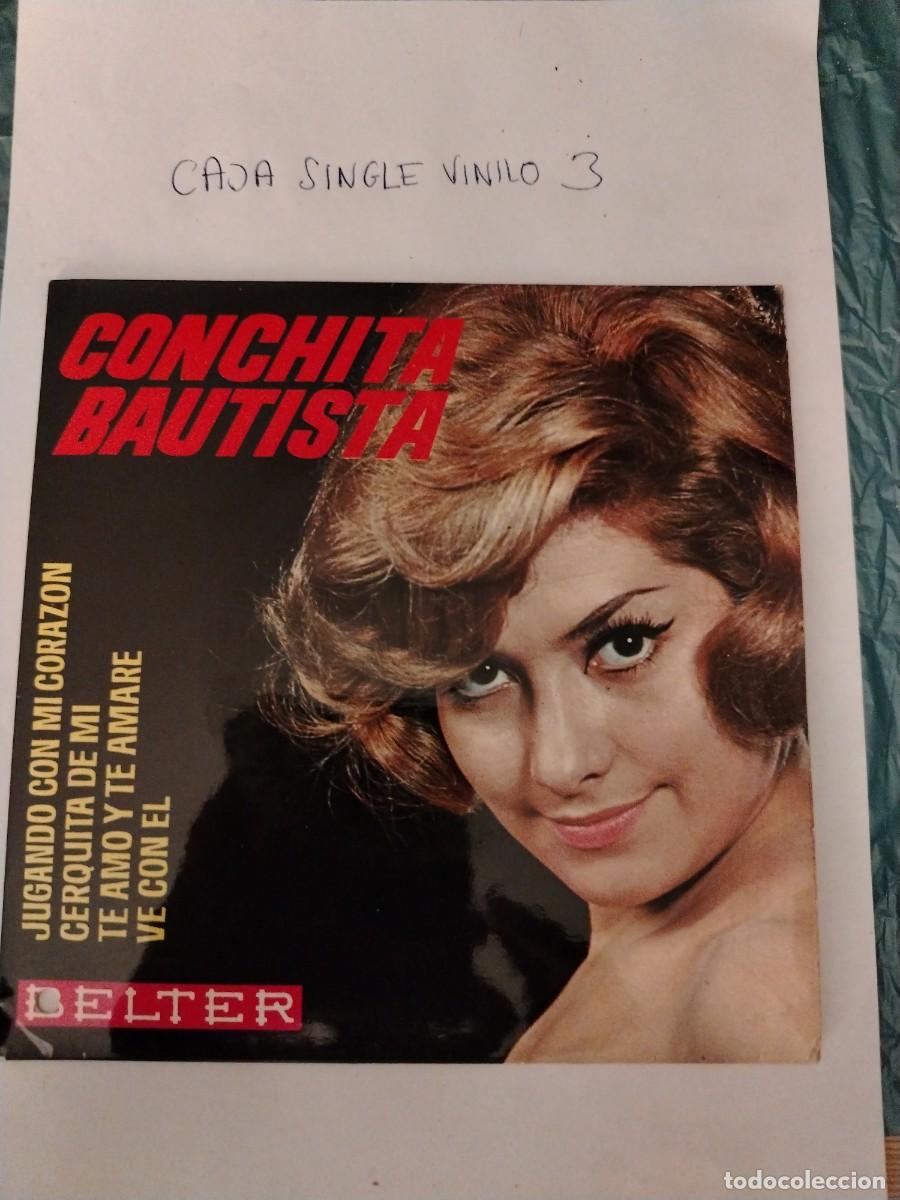 Discos de vinilo: Single vinilo Conchita bautista, jugando con mi coraz&oacute;n