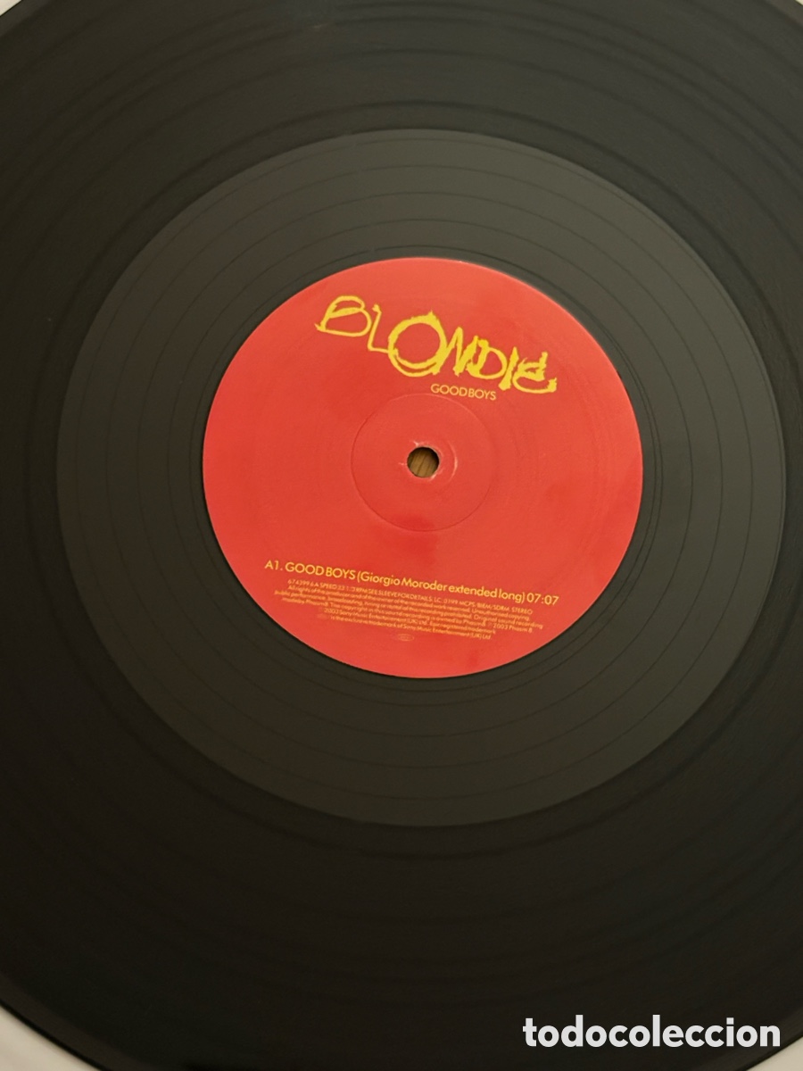 Discos de vinilo: Blondie - Good Boys - Moroder remix - Foto 3