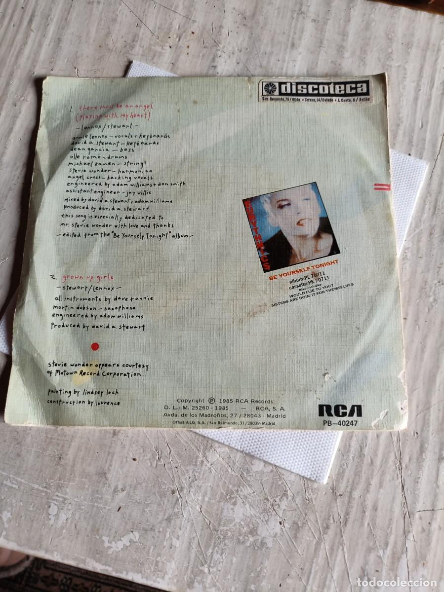 Discos de vinilo: EURYTHMICS : THERE MUST BE AN ANGEL RCA - Foto 2