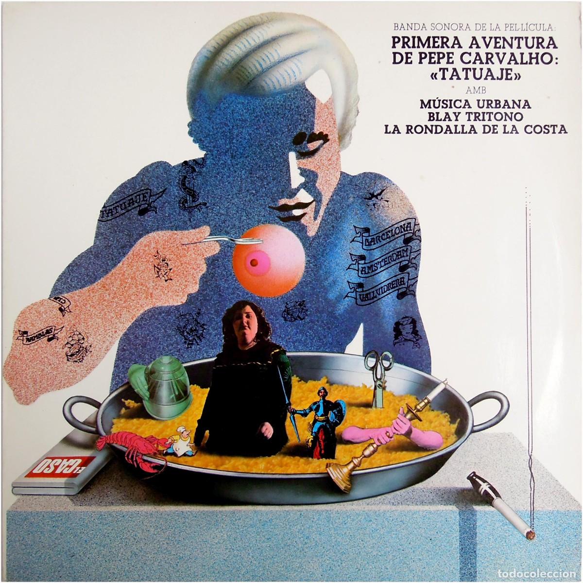 Discos de vinilo: M&uacute;sica Urbana/Blay Tritono/La Rondalla de la Costa - BSO Tatuaje - LP Spain1977 - Edigsa UM 2037