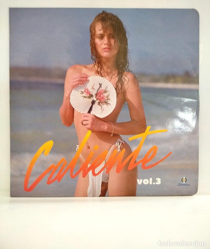 Discos de vinilo: Colombia. Caliente vol. 3. Salsa, merengue. 1996
