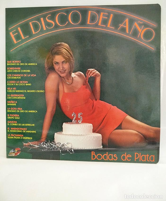 Discos de vinilo: Colombia: El disco del a&ntilde;o bodas de plata. Vallenato, Salsa, Merengue, Cumbia, Parody. 1993