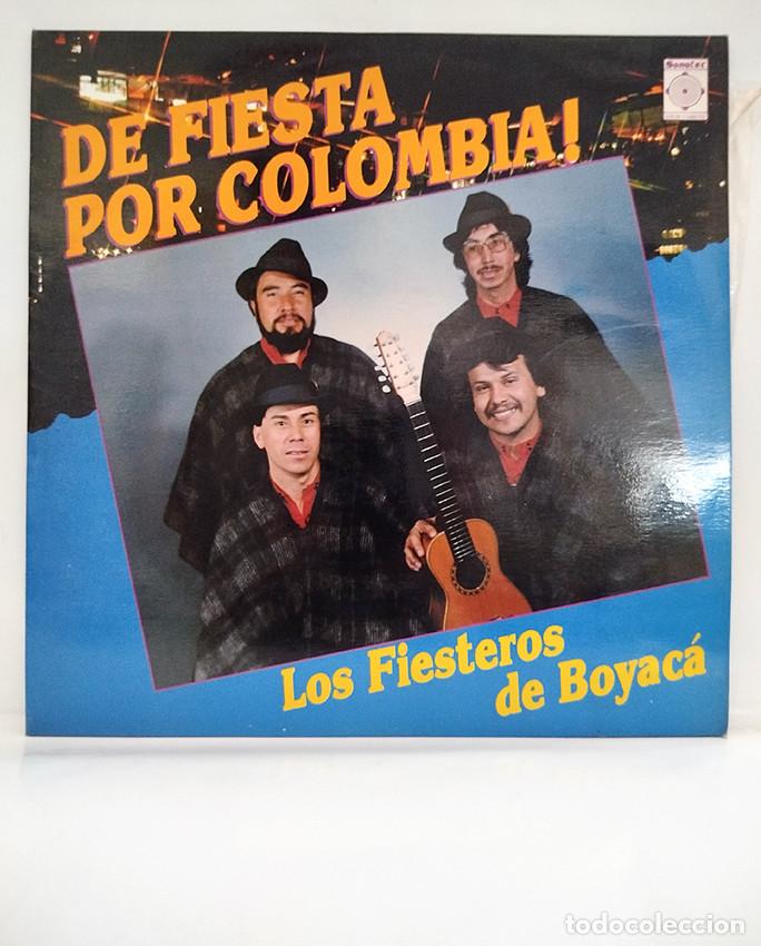 Discos de vinilo: Los fiesteros de Boyac&aacute;. De fiesta por Colombia!