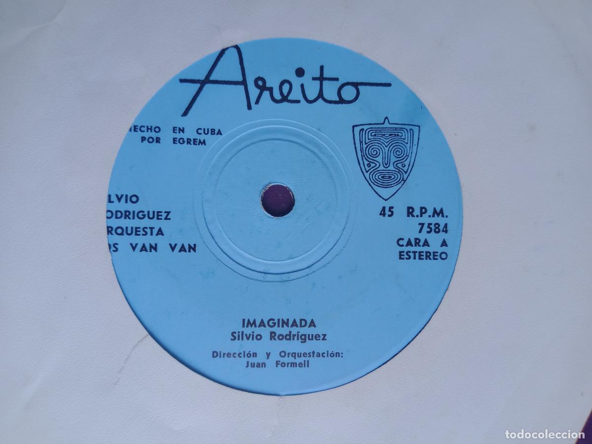 Discos de vinilo: Silvio Rodr&iacute;guez + Los Van Van &ndash; Imaginada - Sg AREITO 1982 - NUEVA TROVA CUBA - MUY POCO USO