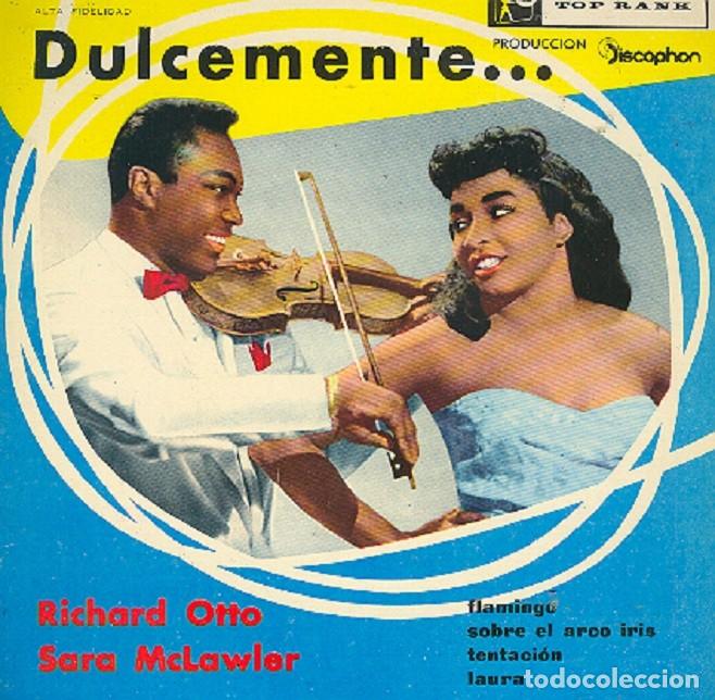 Discos de vinilo: Richard Otto y Sarah McLawler &ndash; Flamingo; Laura; Tentaci&oacute;n + 1 &ndash; DISCOPHON 17.023 &ndash; 1960