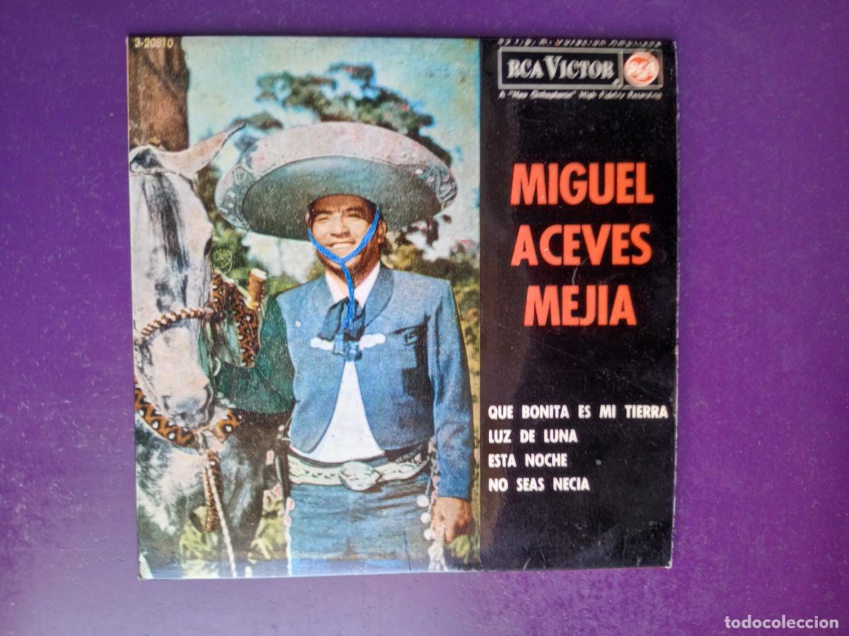 Discos de vinilo: MIGUEL ACEVES MEJIA - QUE BONITA ES MI TIERRA - EP RCA 1965 - MEXICO RANCHERA, CORRIDOS