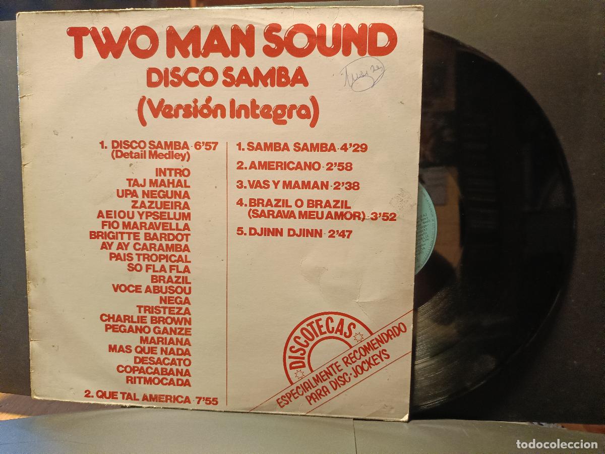 Discos de vinilo: Two Man Sound - Disco Samba (Versi&oacute;n Integra) (LP, Album) PEPETO
