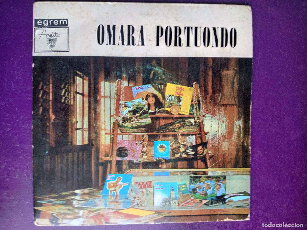 Discos de vinilo: Omara Portuondo, Orquesta EGREM &lrm;&ndash; Songoro Cosongo / Soy Cubano - Sg AREITO 1975 CUBA - SON MONTUNO