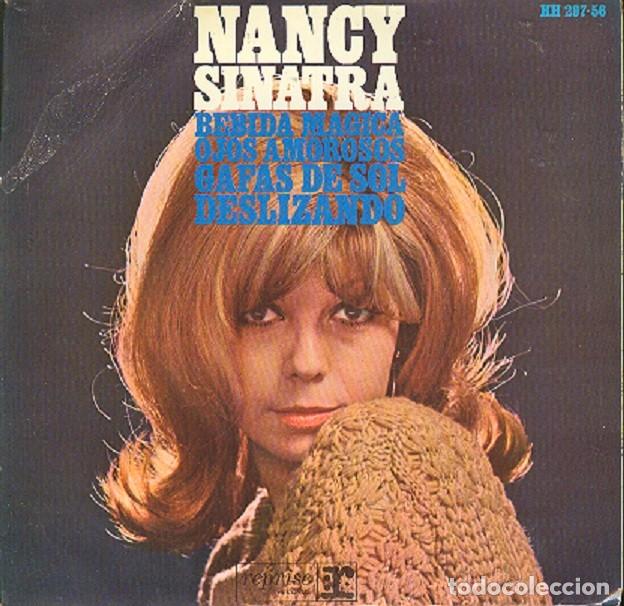 Discos de vinilo: Nancy Sinatra &ndash; Summer wine; Love eyes; Shades + 1 &ndash; HISPAVOX 297-56 &ndash; 1967