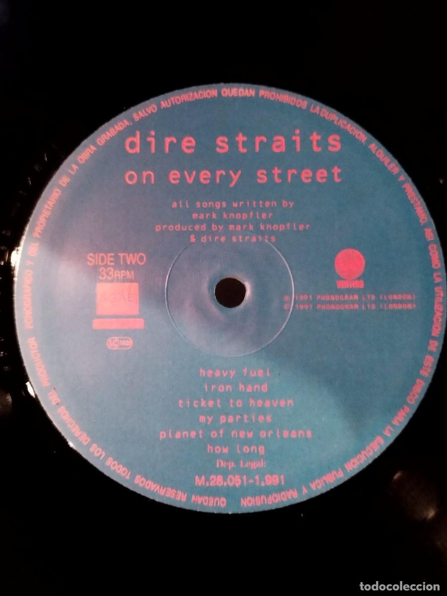 Discos de vinilo: Dire Straits &ndash; On Every Street. Vinilo lp. - Foto 3