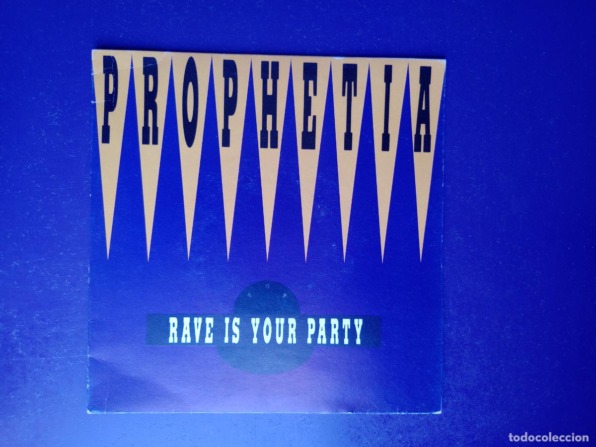 Discos de vinilo: Prophetia &ndash; Rave Is Your Party - Sg MAX MUSIC 1992 - - ELECTRONICA HOUSE