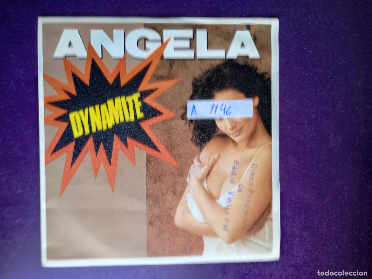 Discos de vinilo: Angela &ndash; Dynamite - Sg SANNI 1989 - ELECTRONICA DISCO ITALODISCO - MUY POCO USO