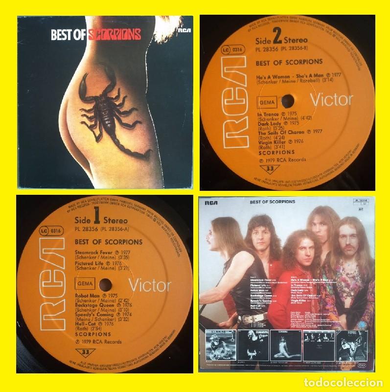 Discos de vinilo: scorpions - best of 1979 !! Uli Jon Roth guitar !! RARE 1&ordm; PRESS, EDT ORG GERMANY RCA YELLOW !! EXC