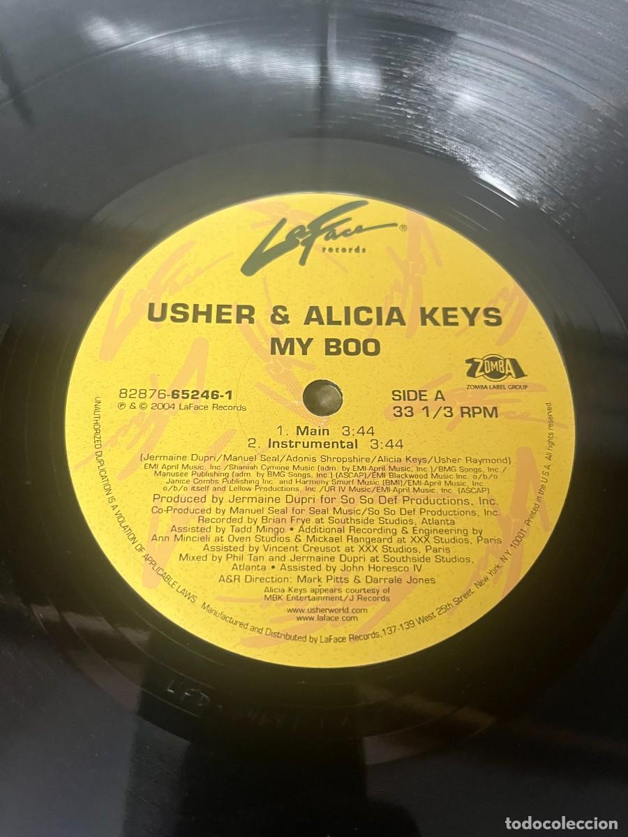 Discos de vinilo: Usher & Alicia Keys My Boo - Foto 3