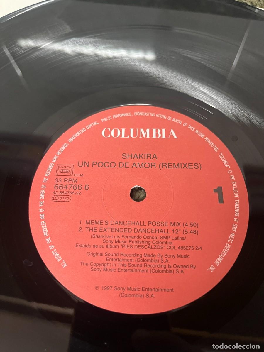 Discos de vinilo: Shakira Un Poco De Amor (Remixes) - Foto 3
