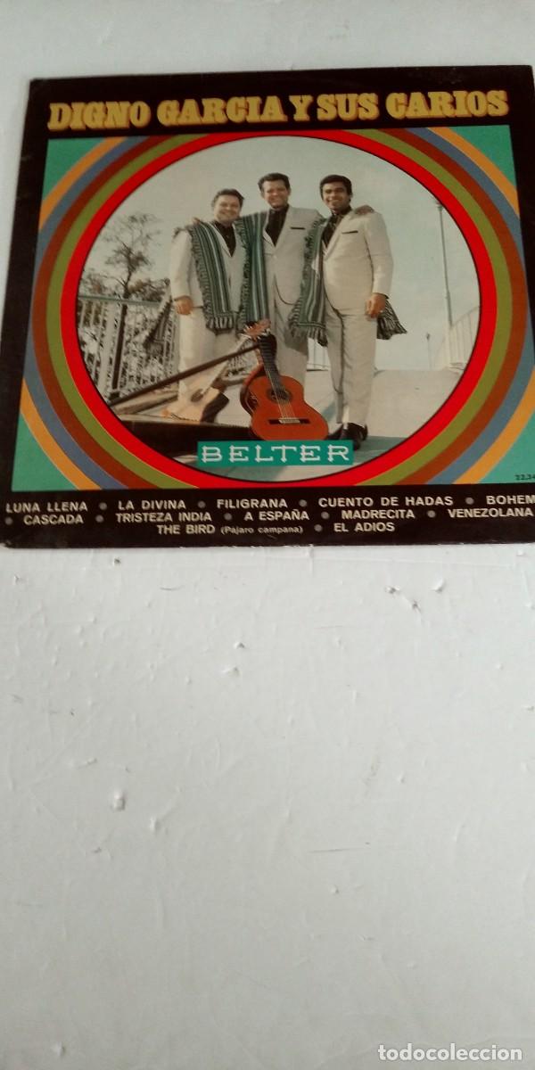 Discos de vinilo: Digno Garc&iacute;a y sus Carios Luna llena