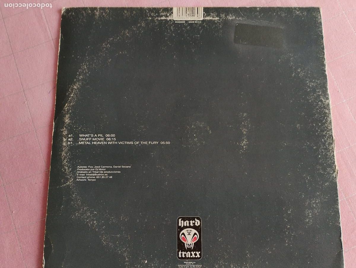 Discos de vinilo: DJ Da Saint vs. DJ Motor &ndash; Trainspotting,2002, Hardcore - Foto 5
