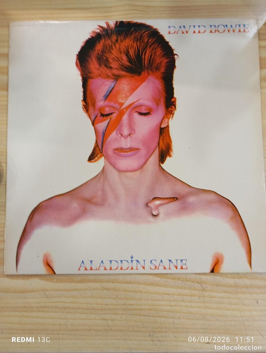 Discos de vinilo: Lp - David Bowie - Aladdin - Edicion Espa&ntilde;ola - Linea Tres