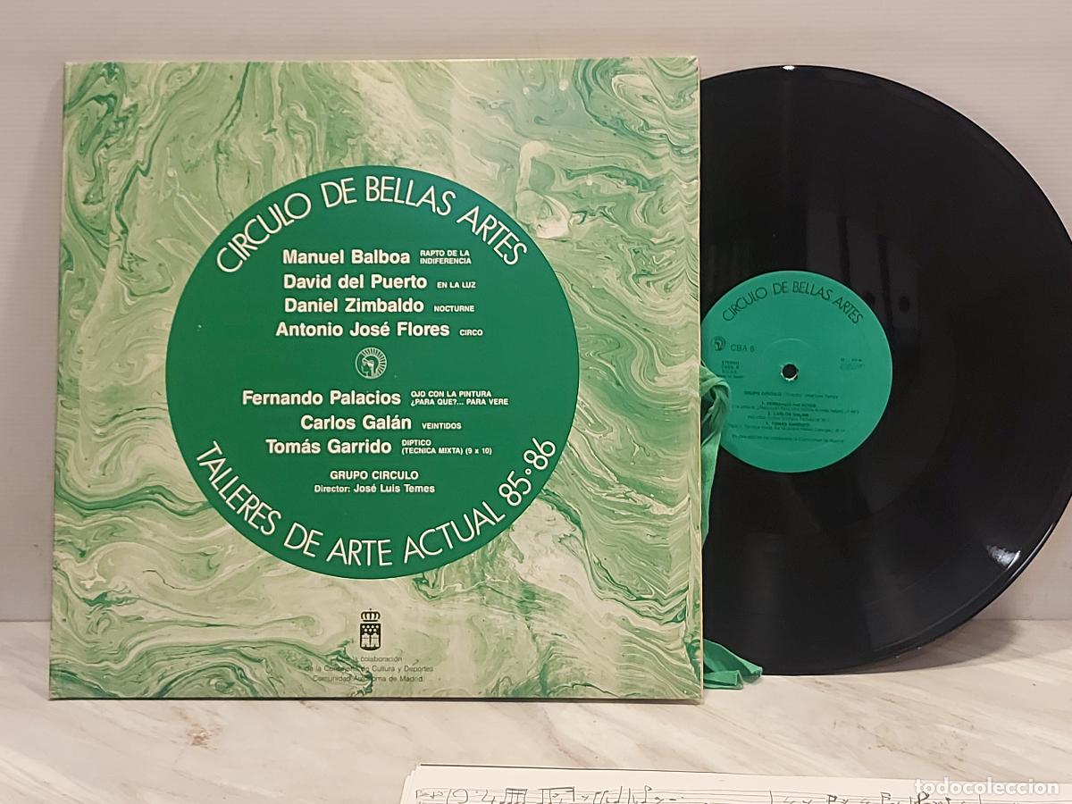 Discos de vinilo: TALLERES DE ARTE ACTUAL 85-86 | C&Iacute;RCULO BELLAS ARTES | LP CBA 6 + 7 L&Aacute;MINAS | SIN USO ****
