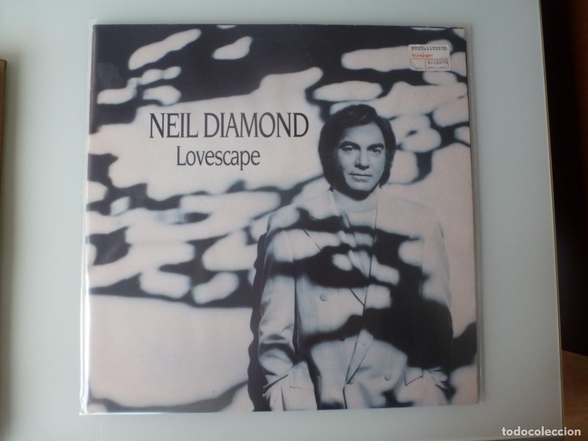 Discos de vinilo: NEIL DIAMOND - LOVESCAPE (LP CBS/SONY 1991 ESPA&Ntilde;A)