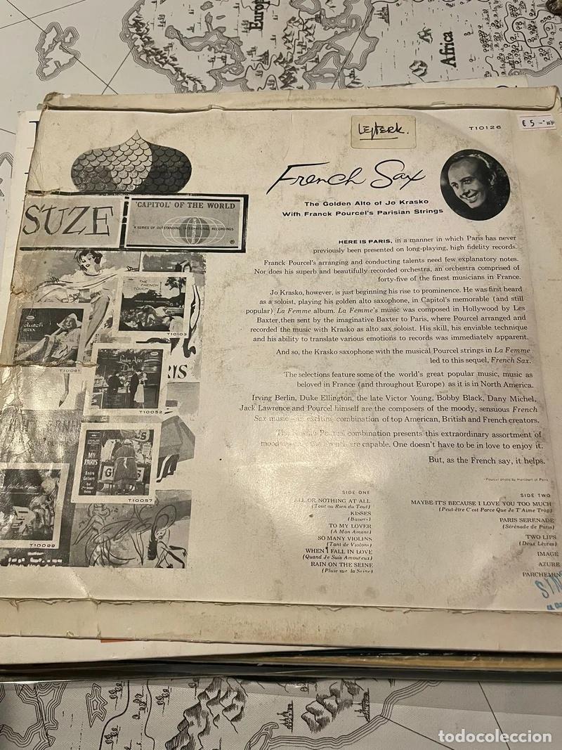 Discos de vinilo: Franck Pourcel French Sax Vinilo - Foto 2