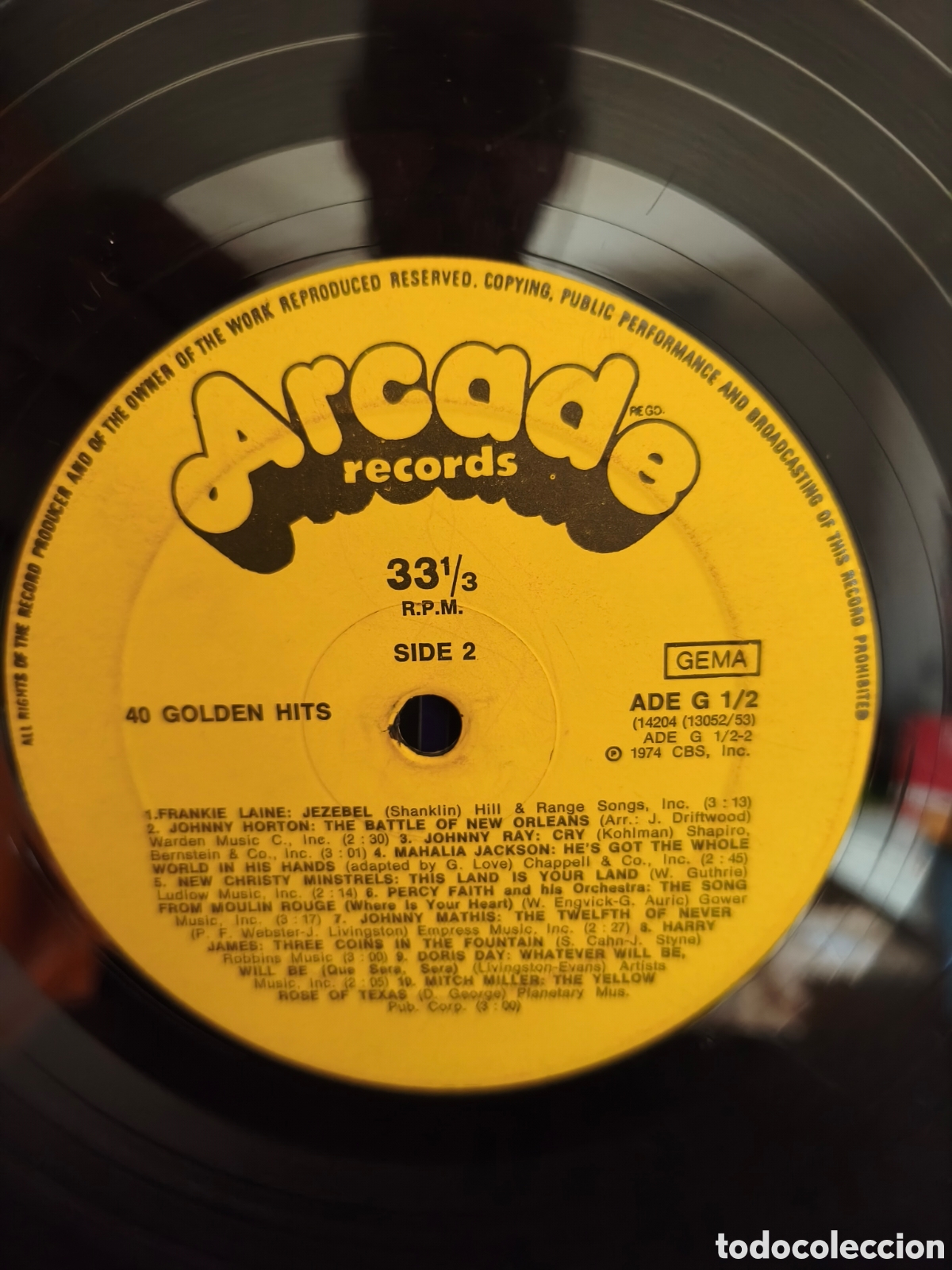 Discos de vinilo: Varios: 40 Golden Hits 2Lps - Foto 9