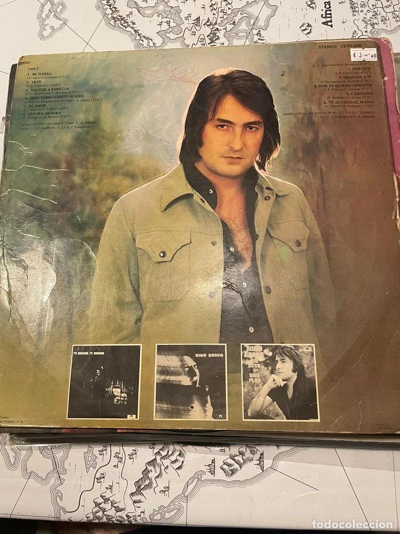 Discos de vinilo: Vinilo Mi Tierra - Nino Bravo - Foto 2