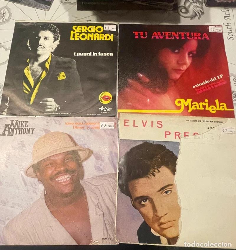 Discos de vinilo: Lote 4 Vinilos Sergio Leonardi, Mariela, Mike Anth