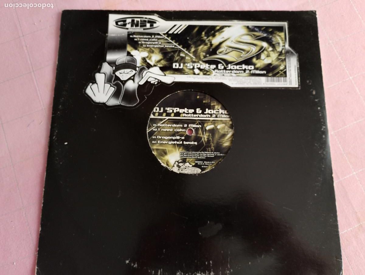 Vinyl records: DJ 'S'pete & Jacko &ndash; Rotterdam 2 Milan, 2002, Electronic Hardcore, Gabber