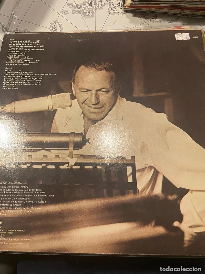 Discos de vinilo: Vinilo Frank Sinatra Vuelve el de los Ojos Azules - Foto 2