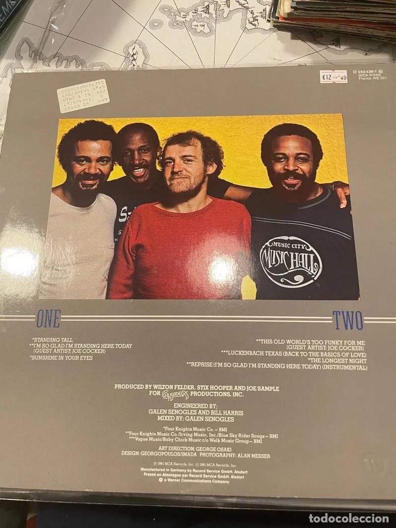 Discos de vinilo: Vinilo Crusaders Standing Tall Jazz - Foto 2