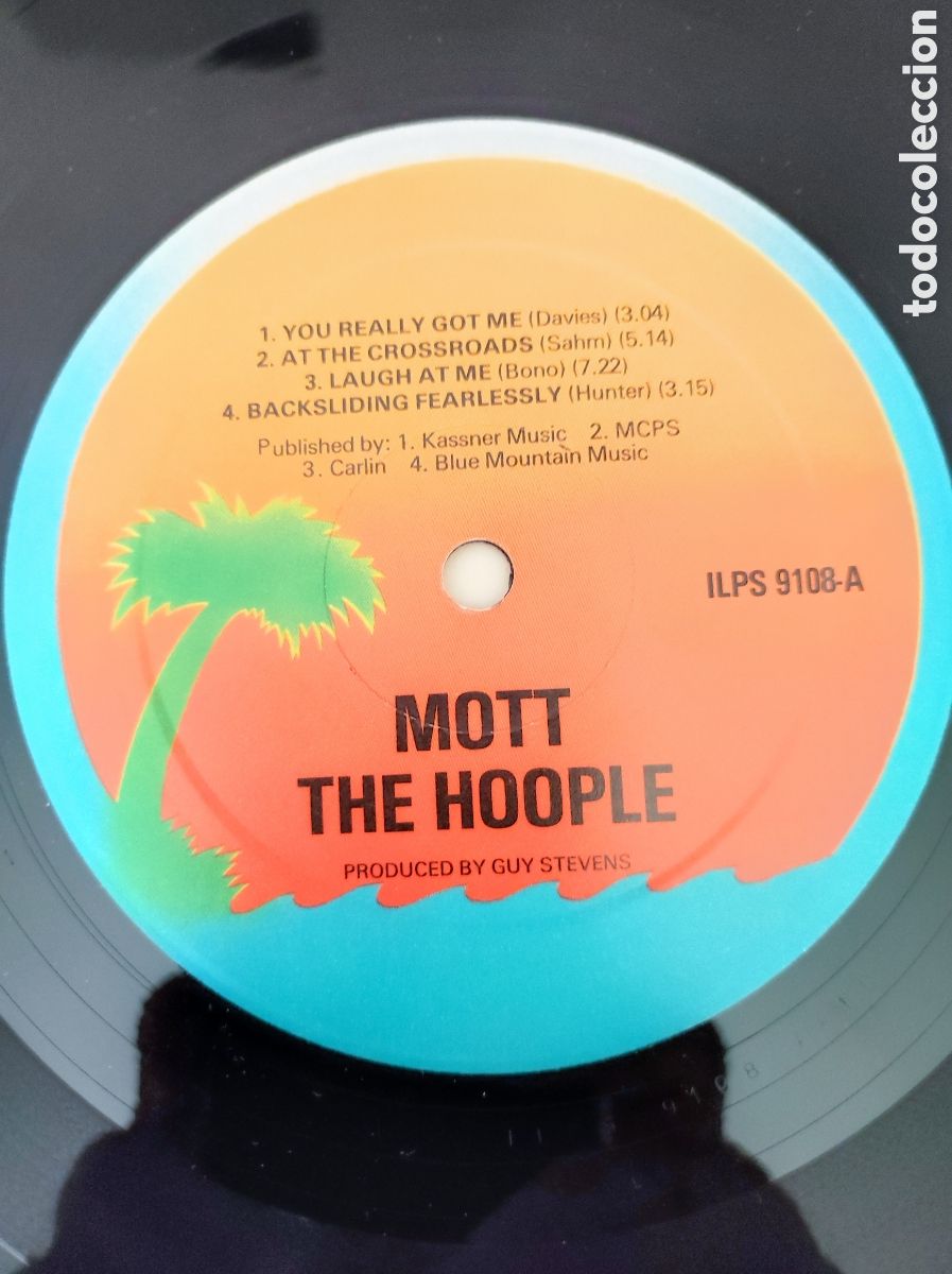 Discos de vinilo: MOTT THE HOOPLE - MOTT THE HOOPLE (1&deg;) - Foto 3