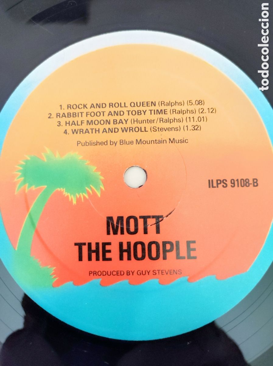Discos de vinilo: MOTT THE HOOPLE - MOTT THE HOOPLE (1&deg;) - Foto 4