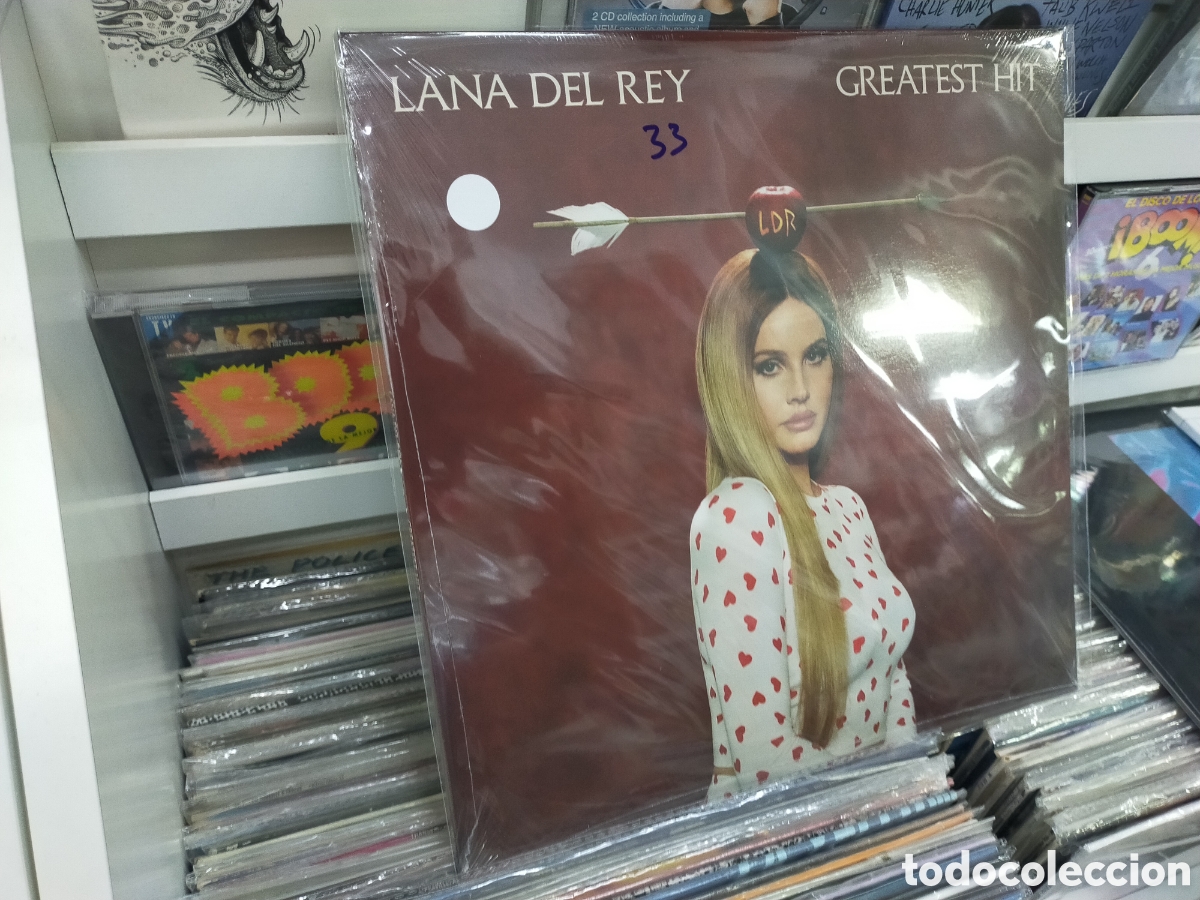 Disques de vinyle: Lana del rey LP greatest hit precintado vinilo de color