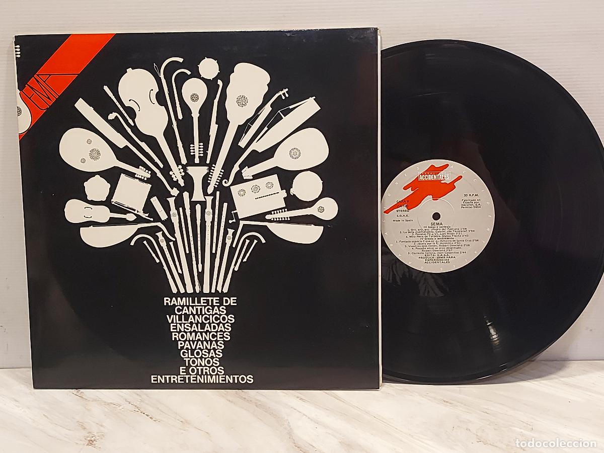 Discos de vinilo: SEMA - RAMILLETE DE CANTIGAS Y VILLANCICOS | LP 1987 GA-120 | ENCARTE | CALIDAD LUJO. ****