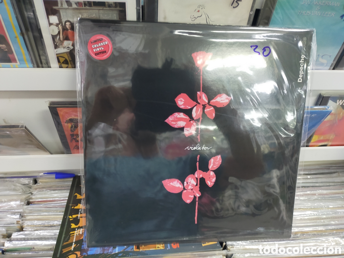 Discos de vinilo: Depeche mode LP violator precintado vinilo de color no oficial
