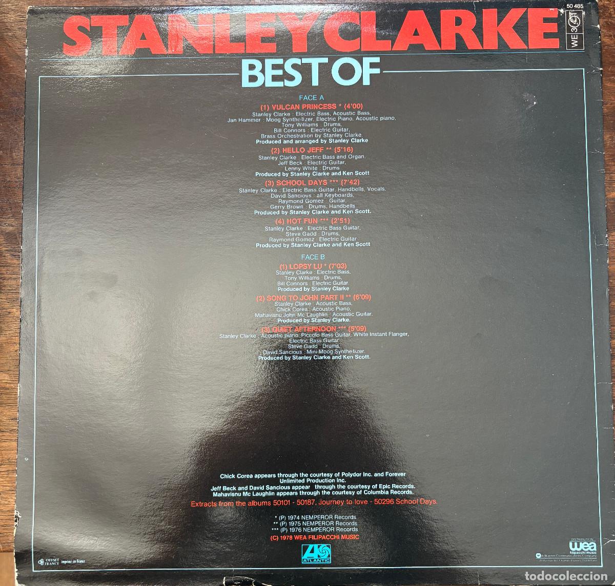 Discos de vinilo: Stanley Clarke &ndash; Best Of - Foto 2