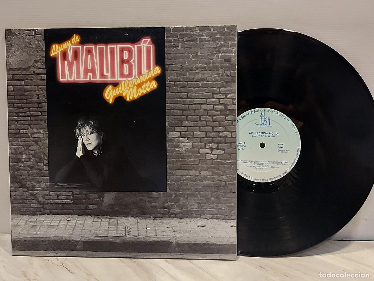 Discos de vinilo: GUILLERMINA MOTTA &ndash; LLUNY DE MALIB&Uacute; &ndash; LP 1987 BLAU A 033 &ndash; CARPETA GATEFOLD &ndash; LUJO. ****